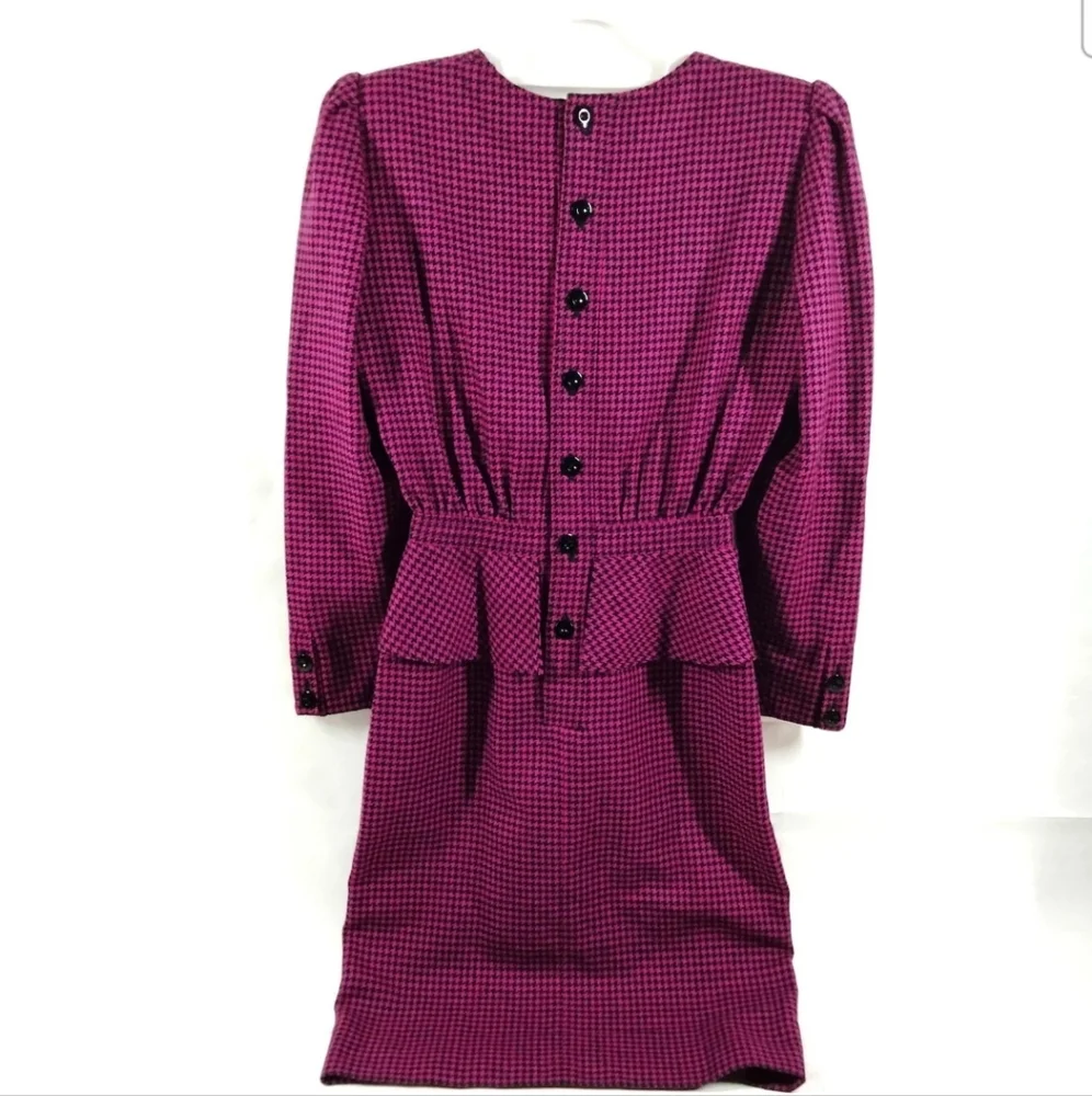 Valentino Garavani Wool Dress Pink